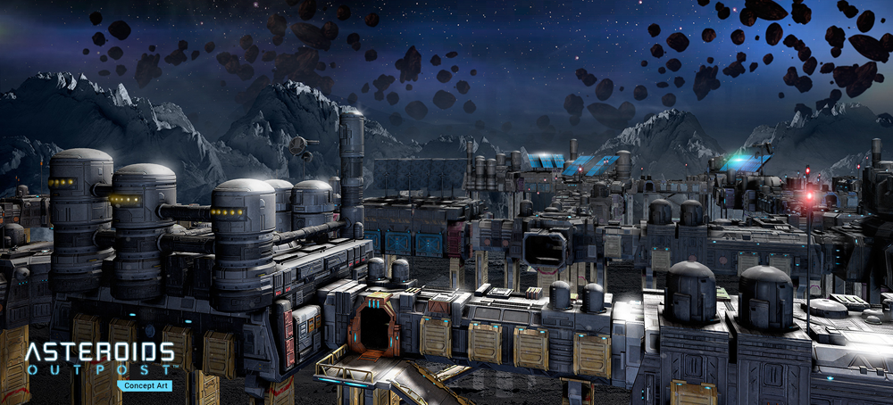 Asteroids Outpost City
