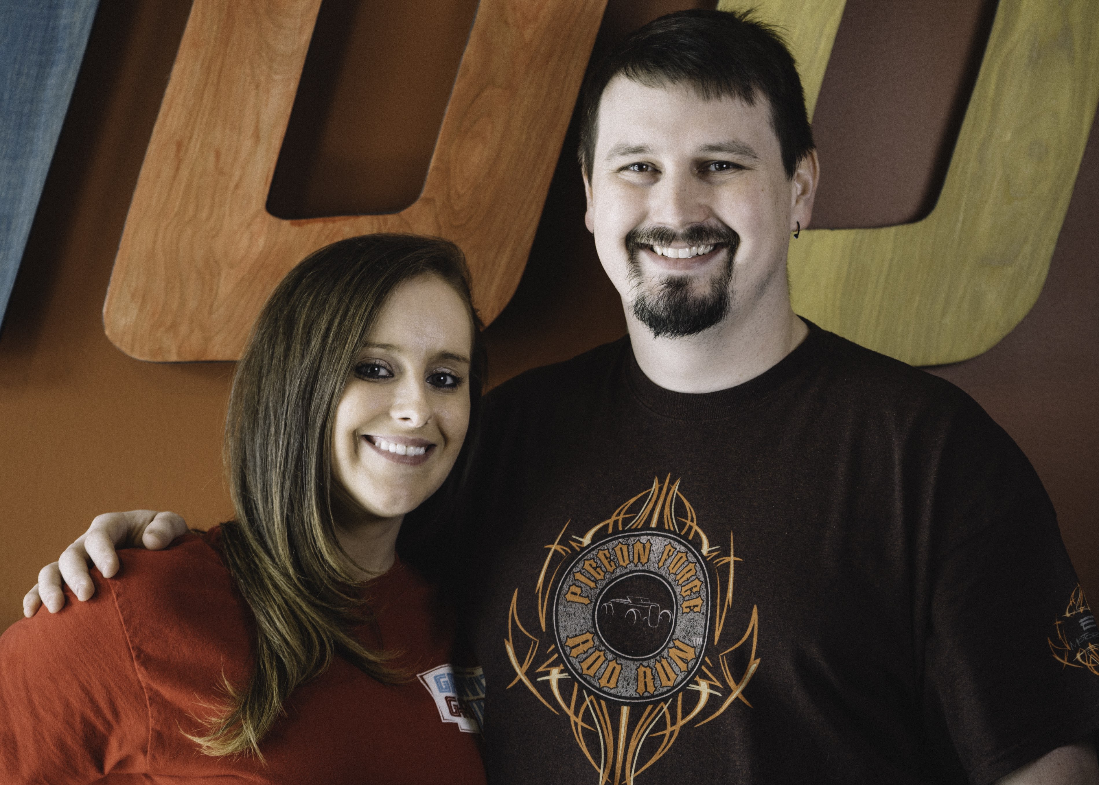 Diana Harmon and Josh Cheek are working on Valentine's Day at Google's Lenoir, N.C., data center.