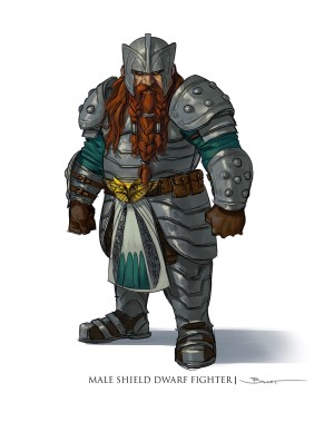 This dwarf frowns at the very thought of excluding him and his fighter brethren from Sword Coast Legends. 