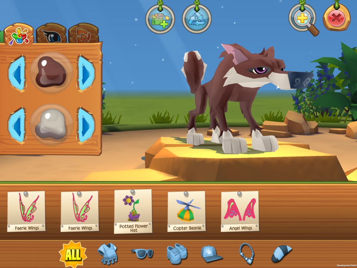 Kids can customize their avatars in Animal Jam.