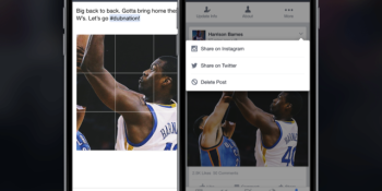 Facebook’s Mentions now lets celebrities share to Twitter and Instagram