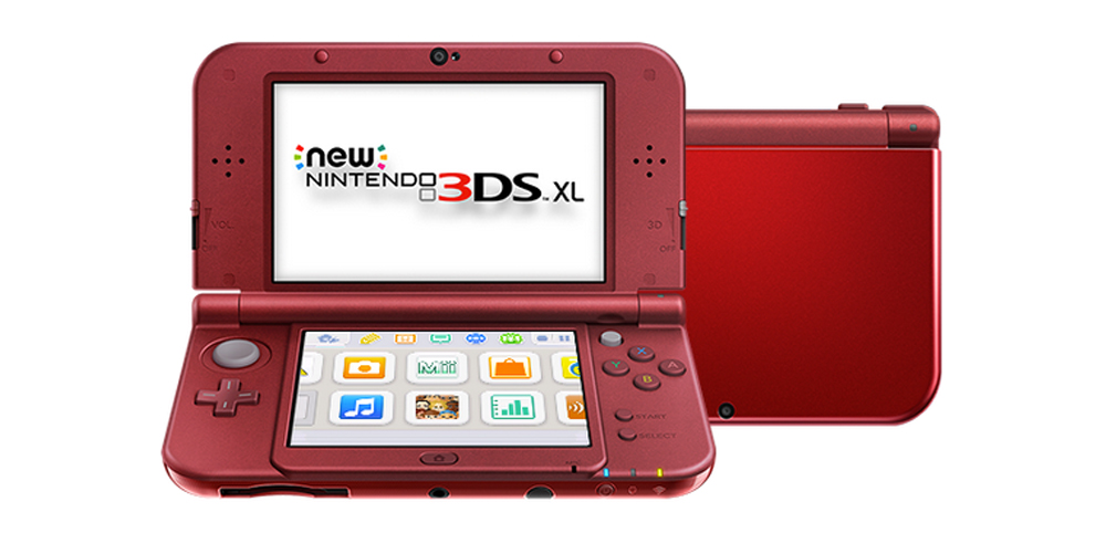 New Nintendo 3DS XL red