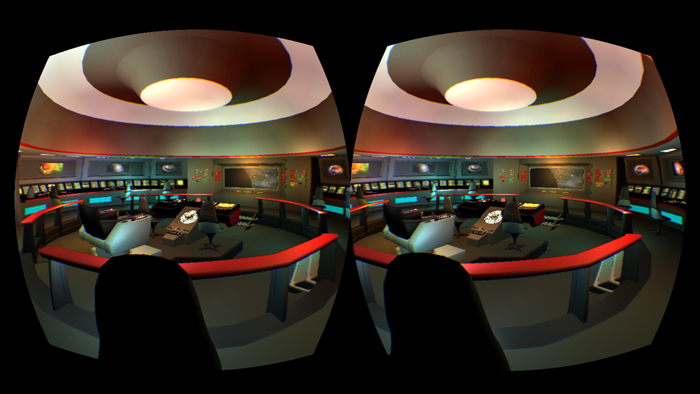 Oculus in the Enterprise -- the U.S.S. Enterprise, that is.