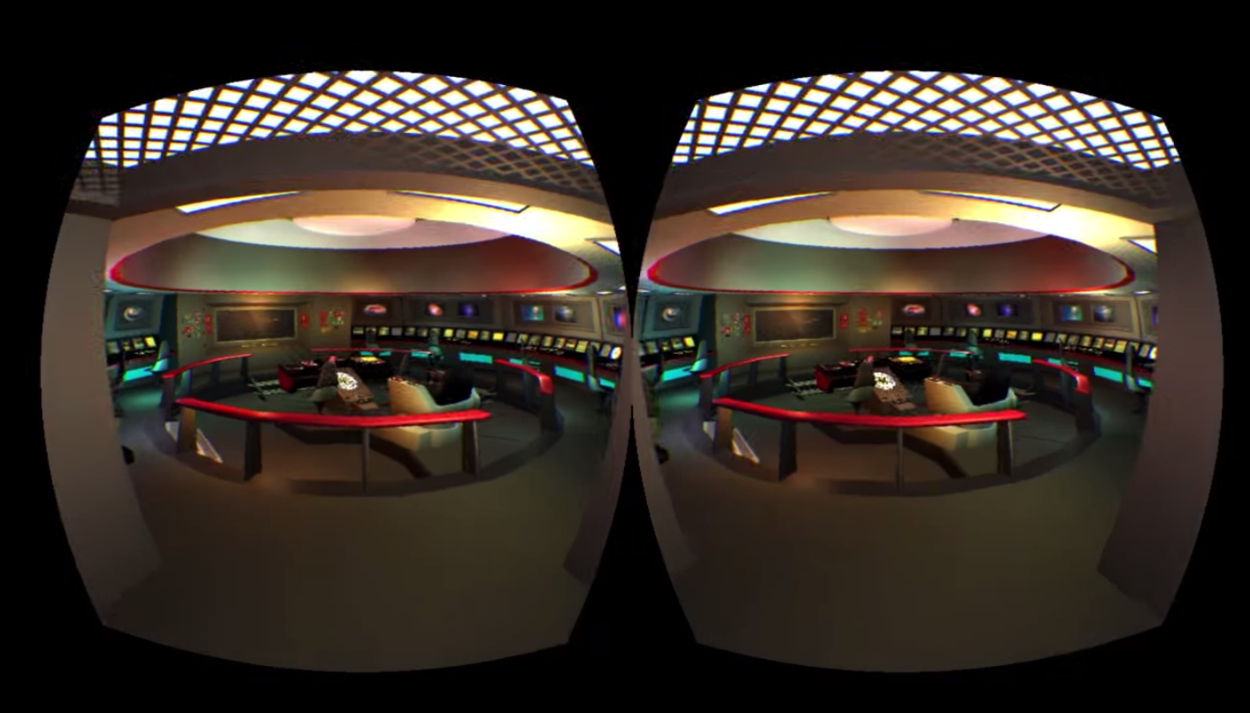 Oculus in the Enterprise -- the U.S.S. Enterprise, that is.
