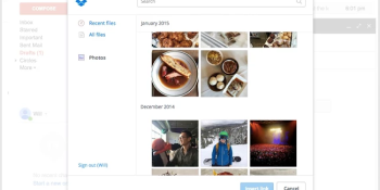Dropbox launches Chrome extension for Gmail