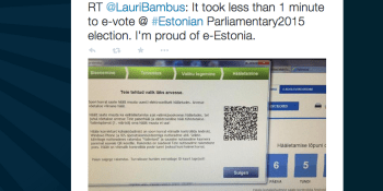 Watch how quick it is to vote in the most advanced democracy on earth, Estonia