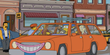 Watch The Simpsons take on Lyft vs. taxis and the pains of the gig economy
