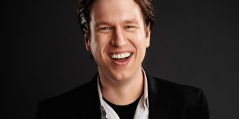 Comedian Pete Holmes takes a gentler approach to hosting the DICE Awards