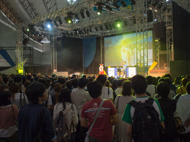 An indie games stage event at the 2014 Tokyo Game Show.