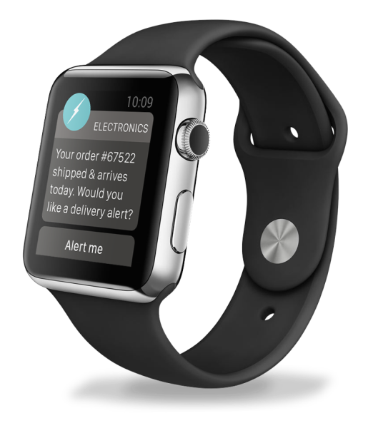 Notification-based marketing on the Apple Watch is now supported by Urban Airship