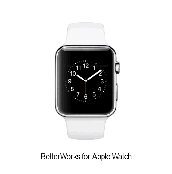The forthcoming BetterWorks app for Apple Watch.