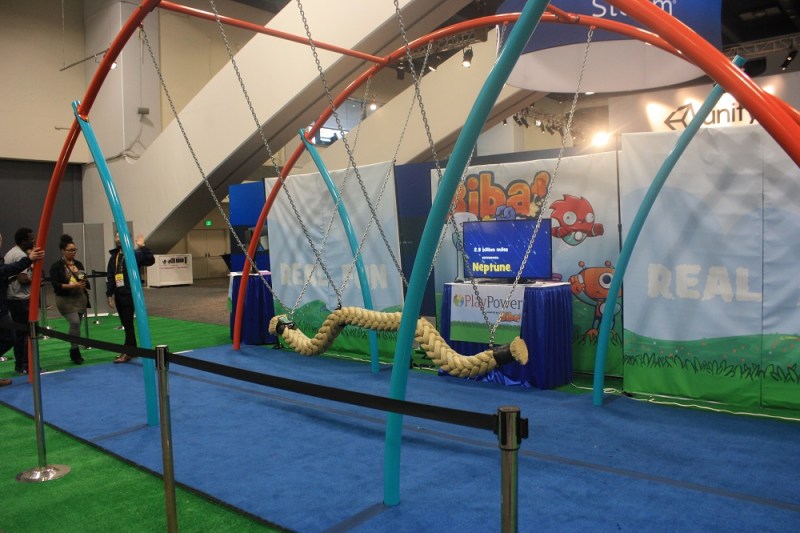 Power Play adorned its Biba display with a walkable rope bridge.