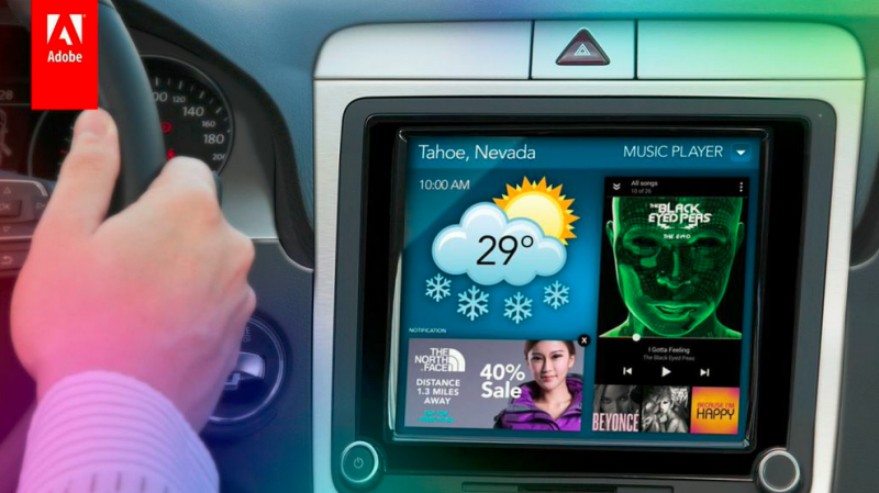 Car dashboards are now part of a marketer's toolset in the Adobe Cloud