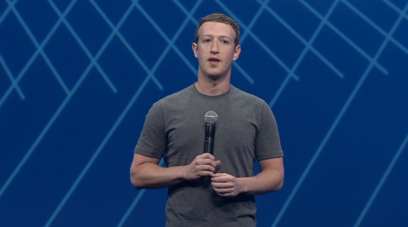 Facebook CEO Mark Zuckerberg at F8, March 2015.