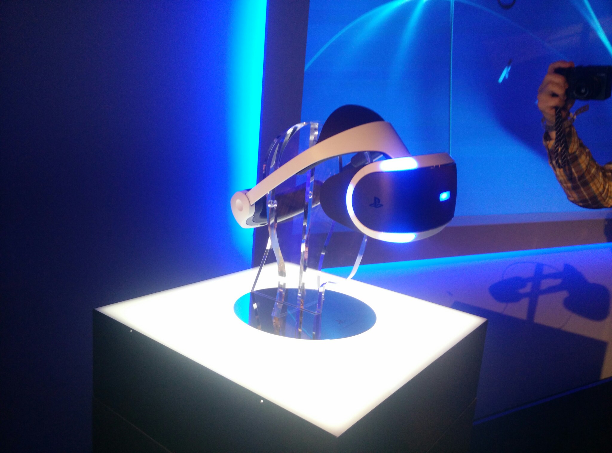 Sony's latest Project Morpheus prototype. 