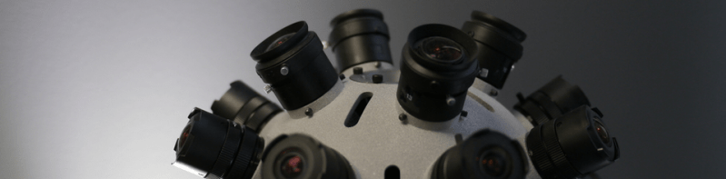 Jaunt VR's 360-degree stereoscopic camera.