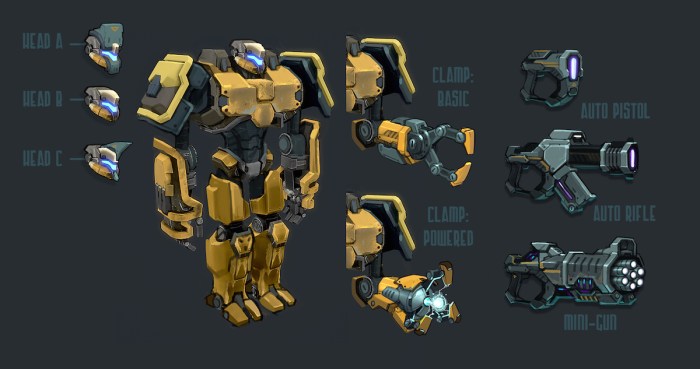 Servo: mech concept art