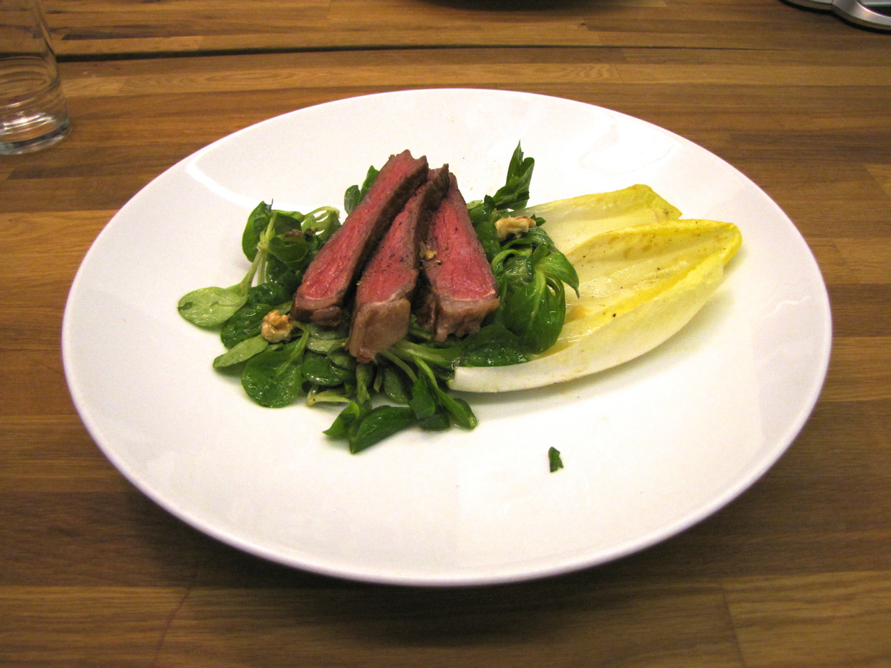 Steak salad, as prepared using Cinder.