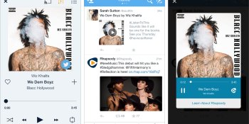 Rhapsody to make 30 million songs playable directly in tweets