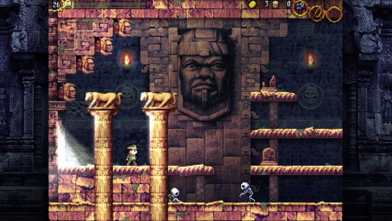 Archaeological ruin exploration platformer La-Mulana has been one of Playism's biggest successes. 