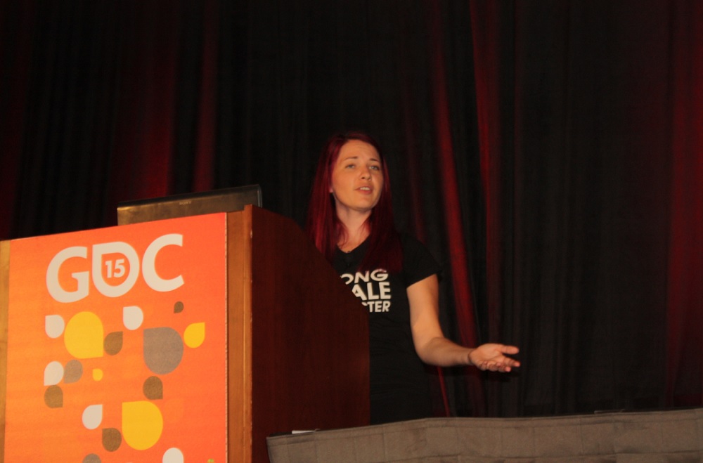 Theresa Duringer talks at GDC 2015 about the economy of favors for indie devs.