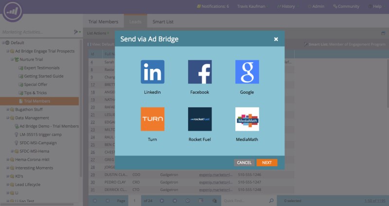 Marketo's new Ad Bridge product