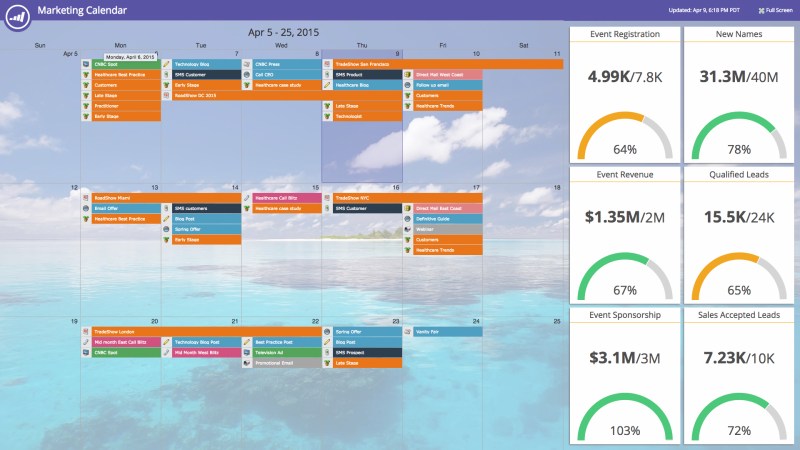 Marketo is also releasing a new marketing calendar product