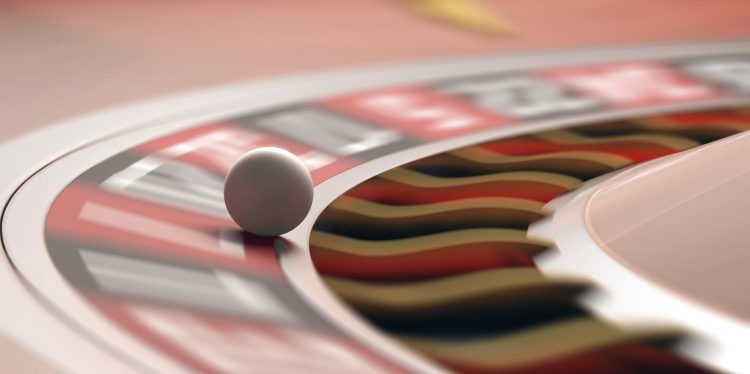 Illustration of a roulette wheel