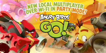 130M downloads on, Angry Birds Go now lets you play against friends on the same Wi-Fi network