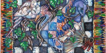 An artist hid 4.87 Bitcoins in this painting puzzle, triggering a frenzy to solve it and claim them
