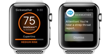 Sickweather Apple Watch app puts a ‘Geiger counter for sickness’ on your wrist