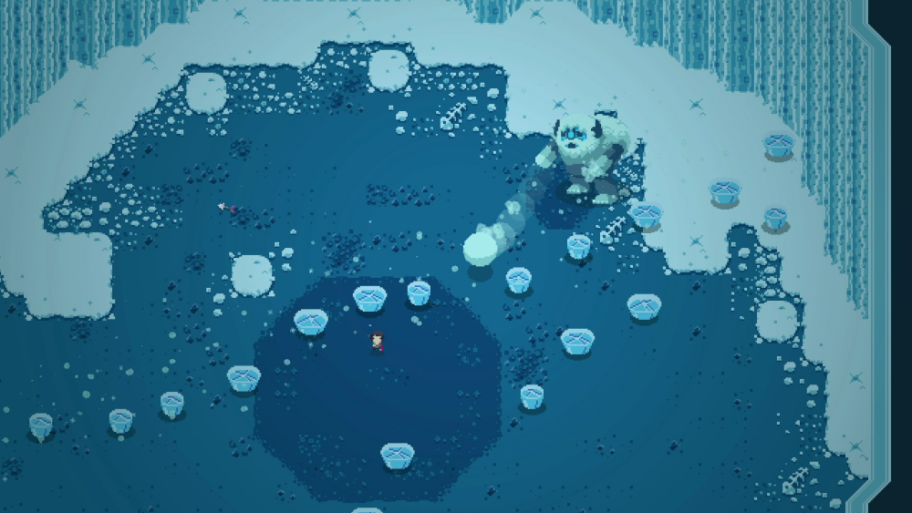 Without health bars to whittle down, defeating bosses in Titan Souls became about strategy.