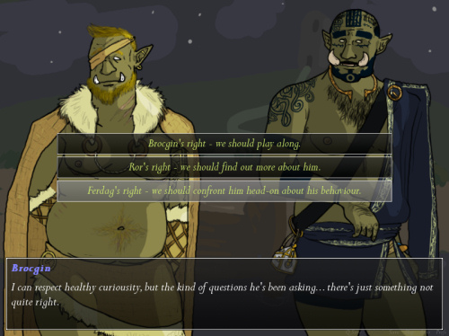 Tusks: The Orc Dating Sim - Choices