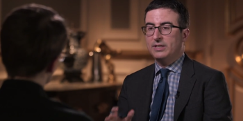 John Oliver and Edward Snowden use your dick pics to explain mass surveillance