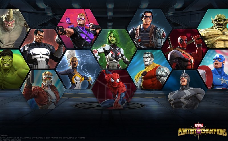 Characters in Marvel: Contest of Champions