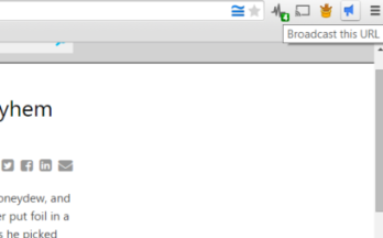 Broadcast URL: Chrome