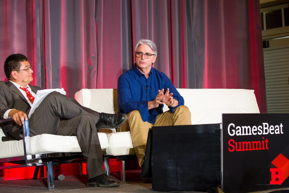 At the GamesBeat Summit, John Riccitiello suggested that Microsoft's broader entertainment focus was short-sighted compared to Sony's gamer-based approach.