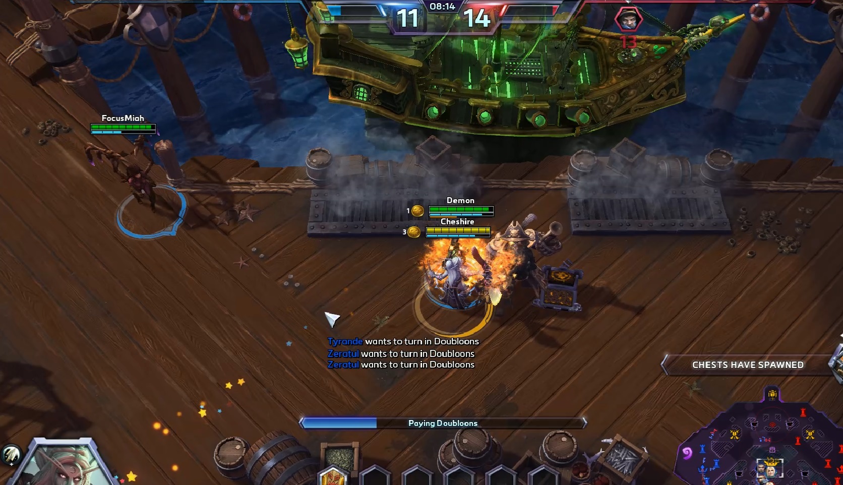 Heroes of the Storm Blackheart's Bay map
