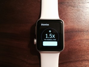 Apple Watch Uber App