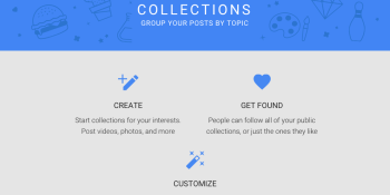 Google+ launches Collections, a Facebook-Pinterest hybrid for sharing content