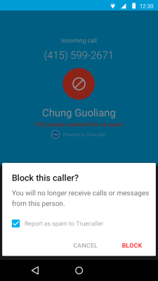 TrueCaller - Block Caller