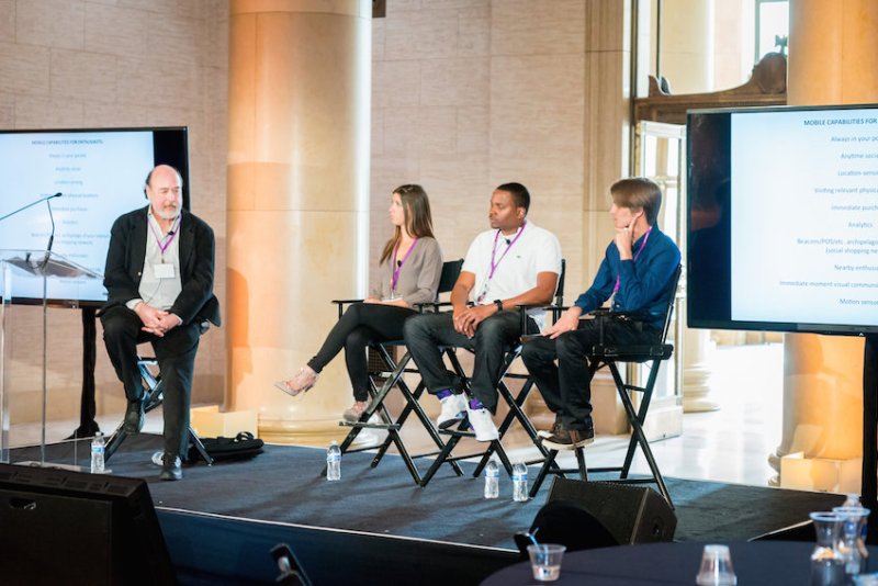 The TEC Summit panel (l to r): Barry Levine, Bridget Silvi, Lawrence Jones, Jesse Leimgruber