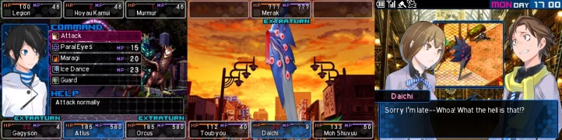 Selected screenshots from Devil Survivor 2: Record Breaker.