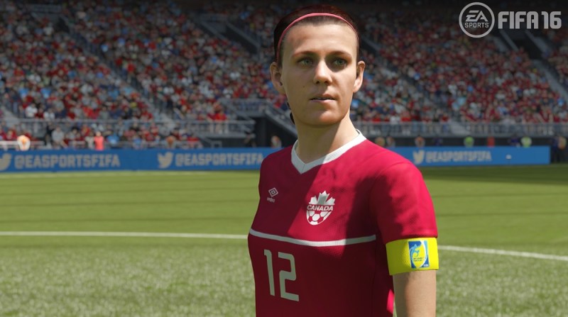 FIFA 16 female player Christine Sinclair