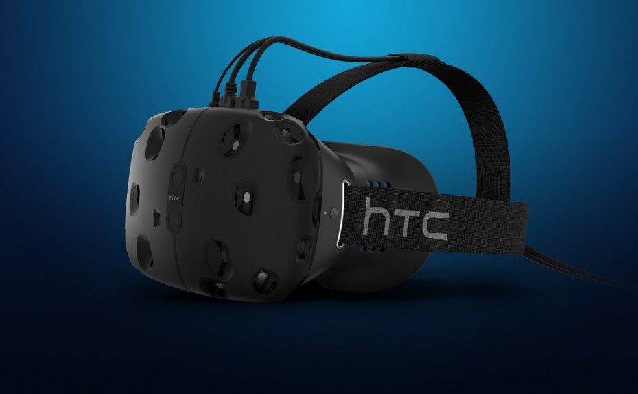 HTC Vive virtual reality headset, which uses Steam VR.