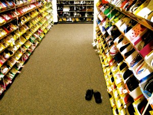 Shoe store.