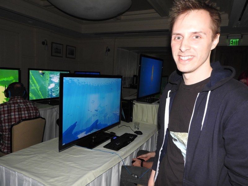 Matt Nava, creator of 505 Games' Abzu underwater exploration game.