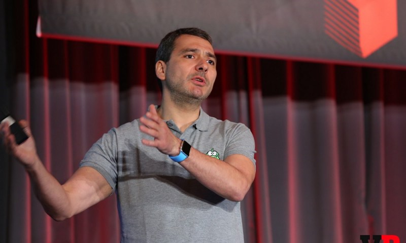Misha Lyalin, CEO of ZeptoLab, at GamesBeat Summit.