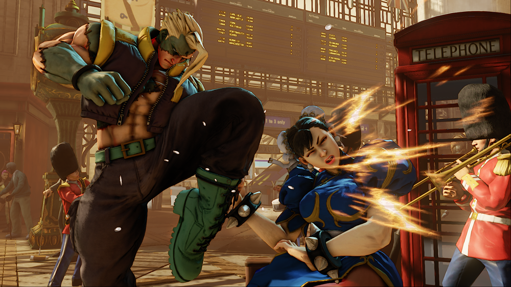 Street Fighter V Nash Knees Chun Li