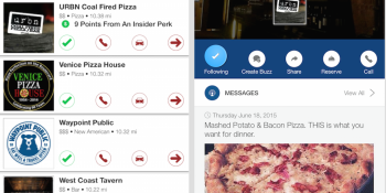 1app lets local businesses tempt you with bacon pizza